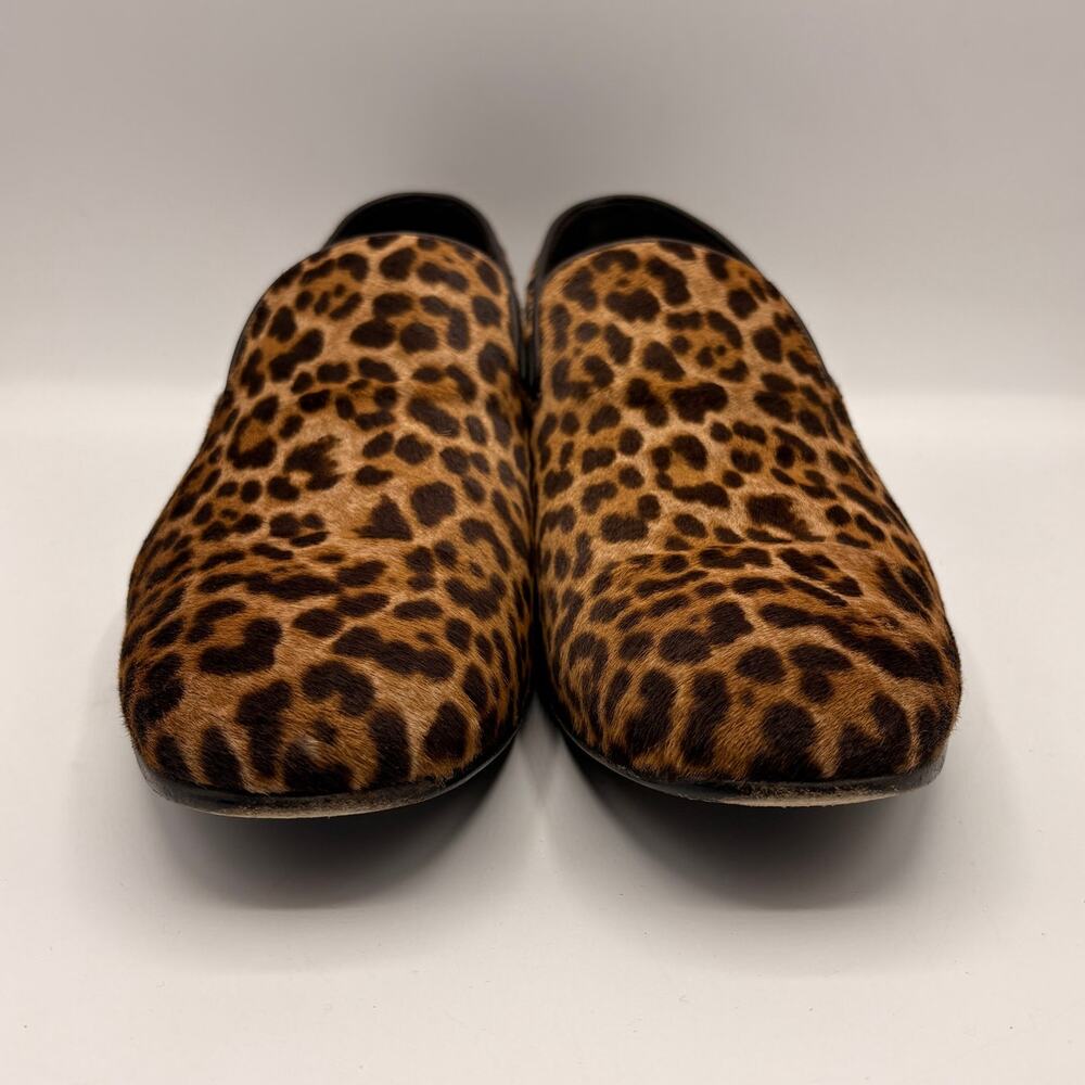YVES SAINT LAURENT Smoky Loafers Leopard Calf Hair Sz 43/US 10 $895 - Picture 3 of 12